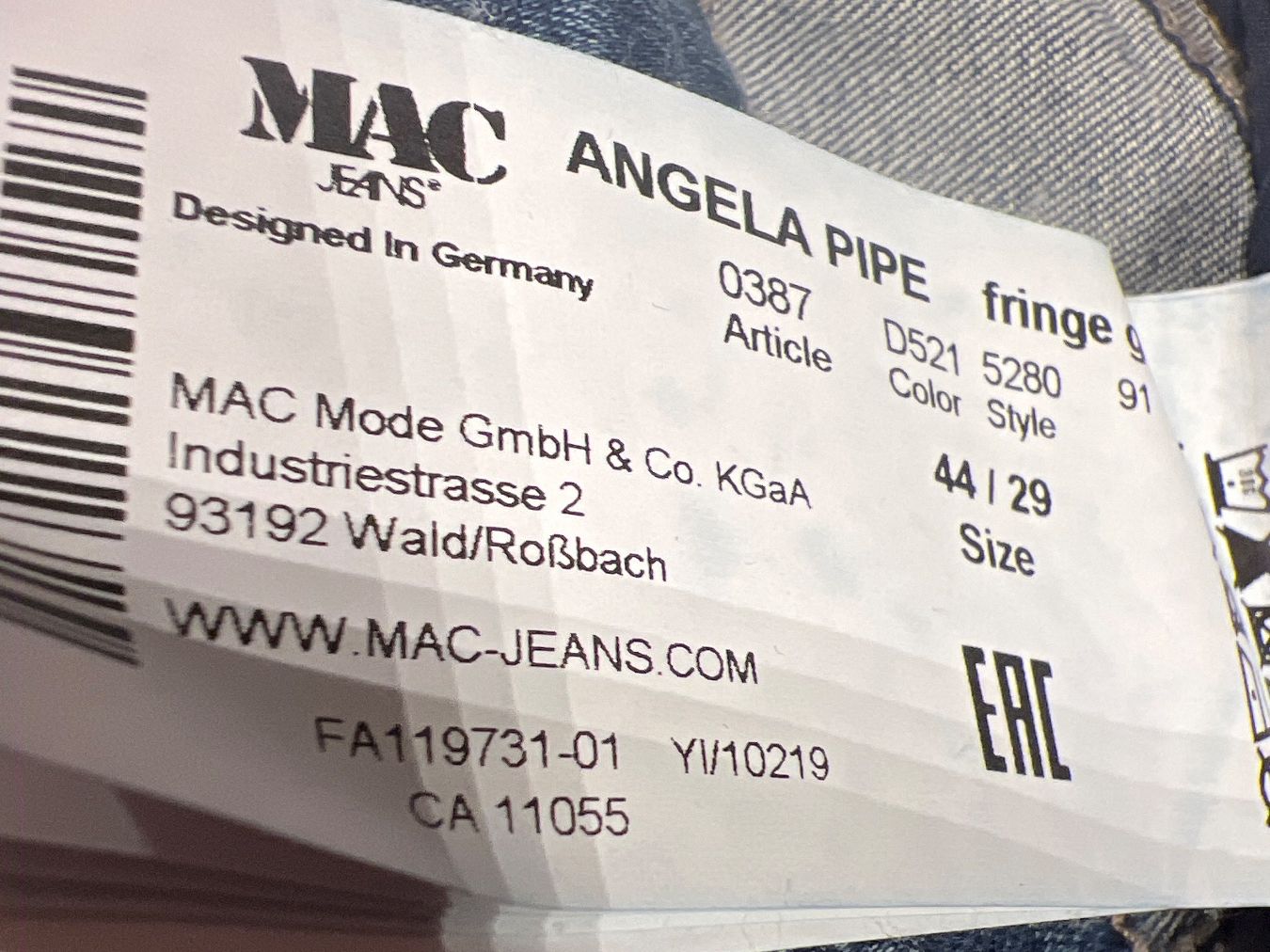 Jeans: Jeans Mac 44 1 x getragen – Neu (gemäss Beschreibung) aus Dornach von samuti 5
