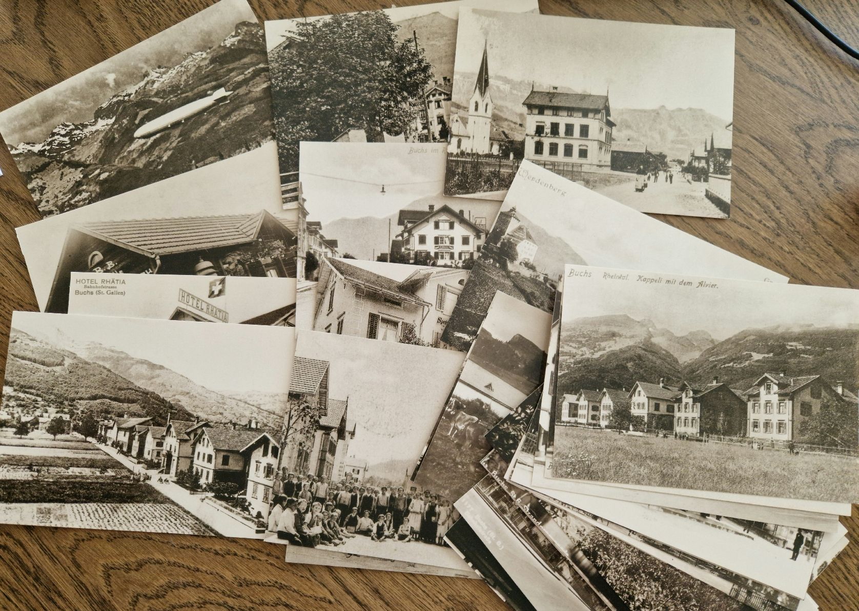 Cartoline postali: 30 Nachdrucke "Buchs in alten Ansichten" – Usato da Ebikon venduto da Donar50