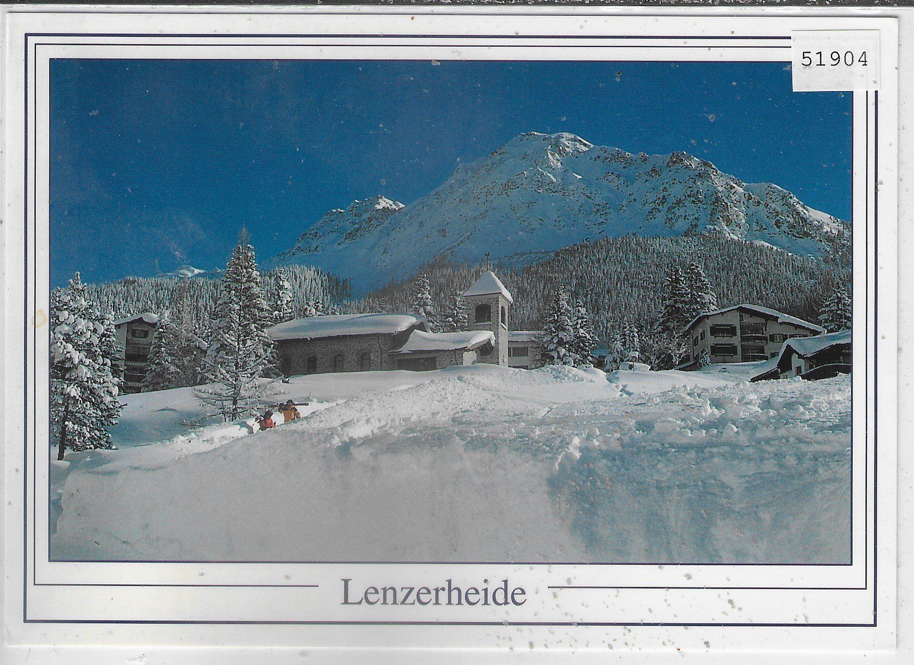 Cartes postales: Lenzerheide im Winter – D'occasion à Ettingen par Kartenplanet