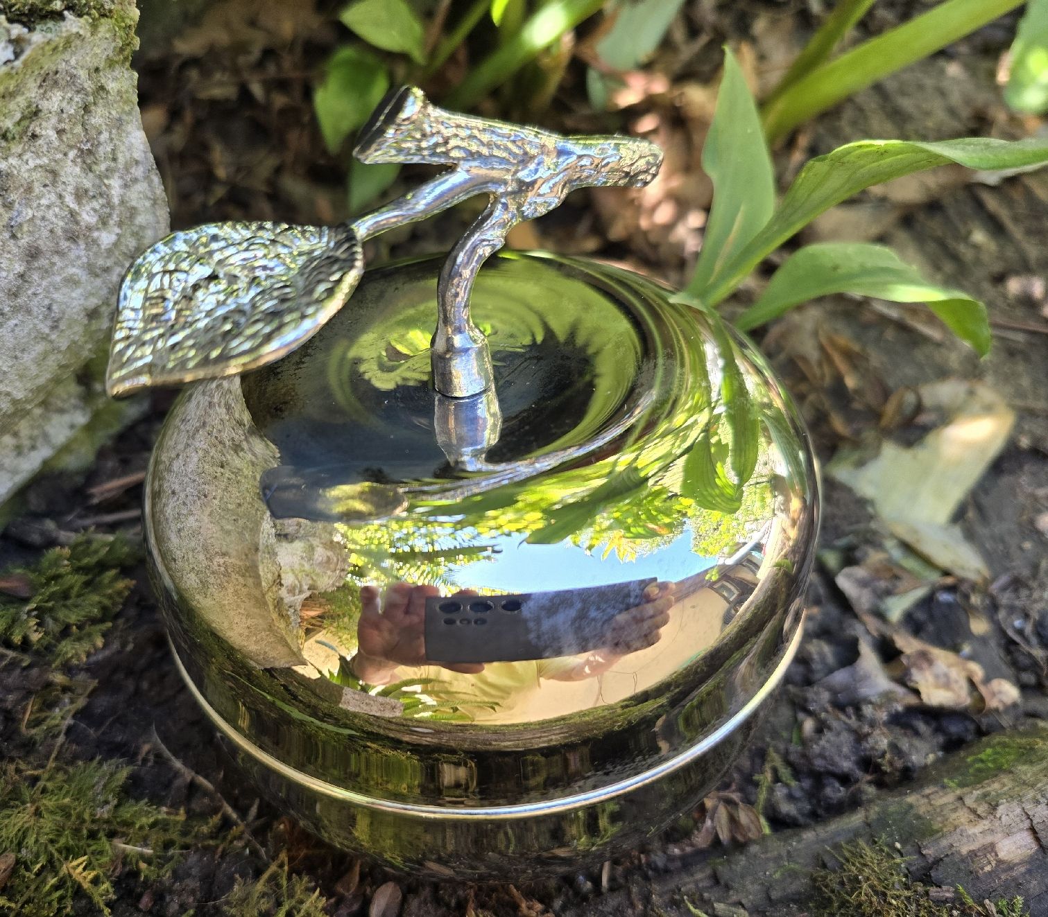 Sculptures & Statues: Versilberter Apfel  – D'occasion à Walkringen par Vanuca 5