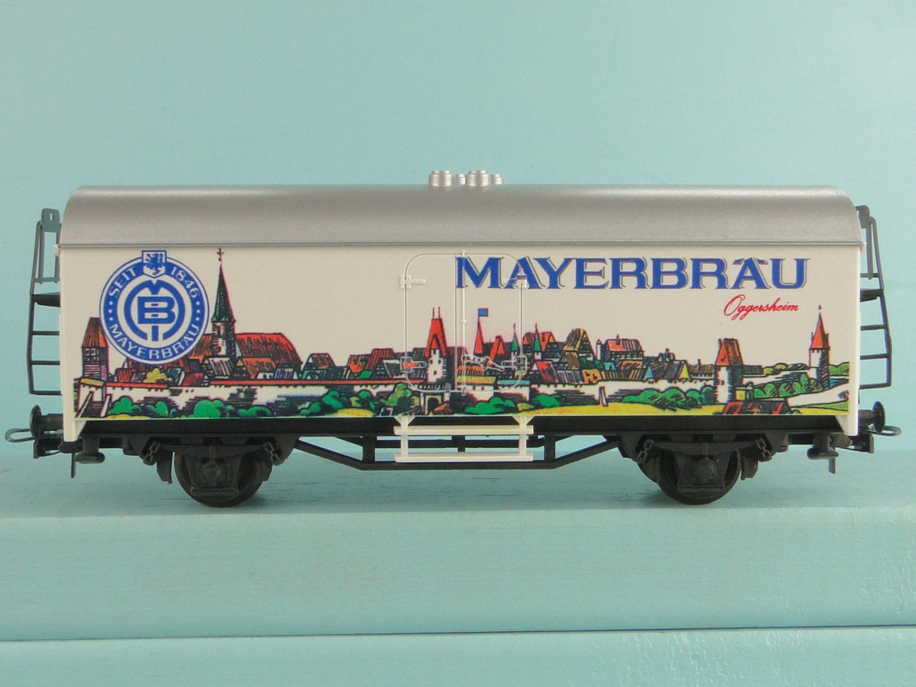 Modellini di ferrovie: BAUR/ROCO Brauerei Mayerbräu – Usato da Bülach venduto da cann11 3
