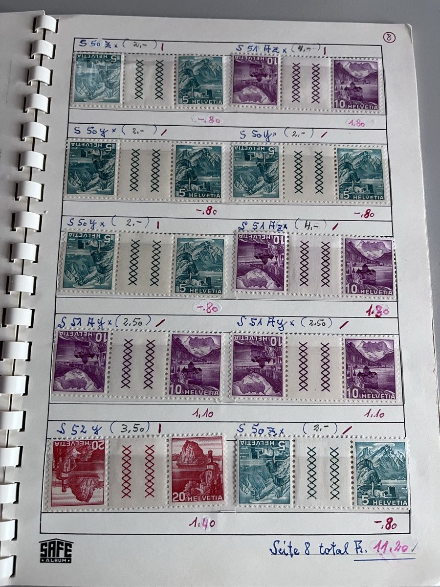 Tutti i francobolli: Briefmarken Auswahlheft Schweiz – Usato da Römerswil LU venduto da manuscha_ 4