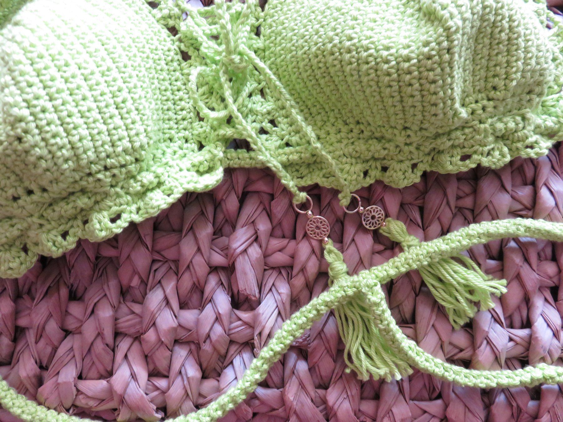 Costumi da bagno & Bikini: Bikini - Baumwolle, handgemacht, Bademode – Nuovo (secondo la descrizione) da Luzern venduto da Krista1 4