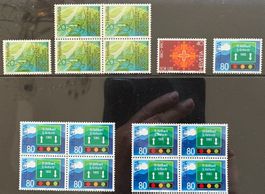 Helvetia Ausgabe 1980 und 1984 ungestempelt frankaturgültig