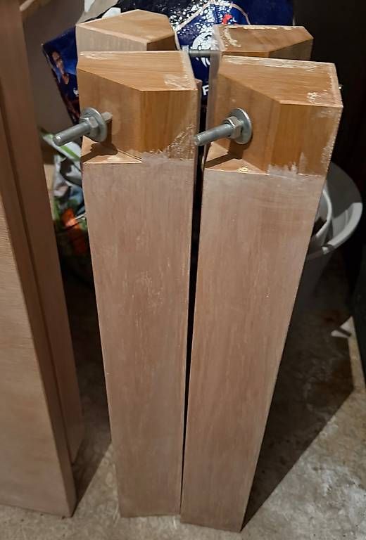 Tables: Table en chêne massif 200x90 cm – D'occasion à Meinier par sop_vsc6 1