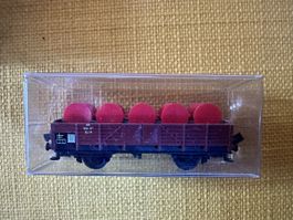 Fleischmann Güterwagen Spur N – Rungenwagen mit Ladegut