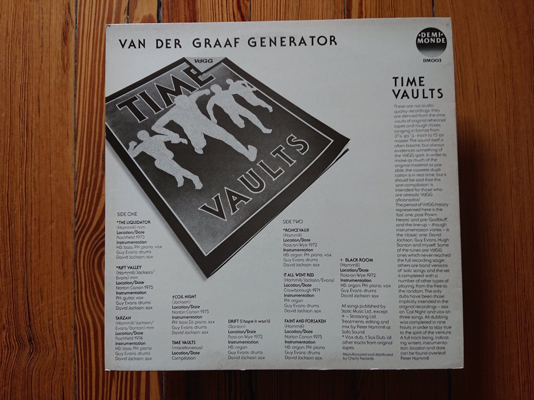 Dischi in vinile: VAN DER GRAAF GENERATOR - Time Vaults (LP, 1985) – Usato da Genève venduto da othhei 2
