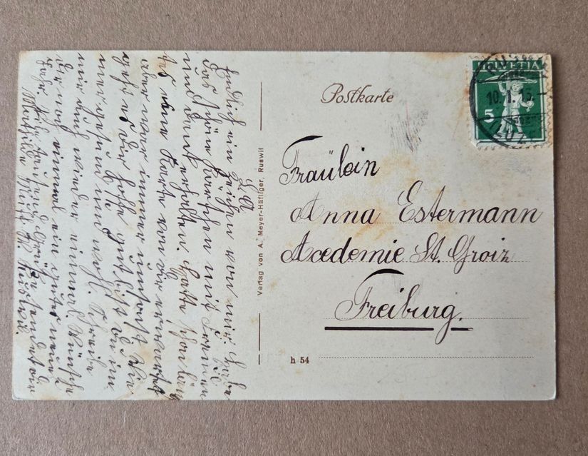Cartoline postali: AK Ansichtskarte Ruswil Luzern – Usato da Schenkon venduto da Uhu007 1