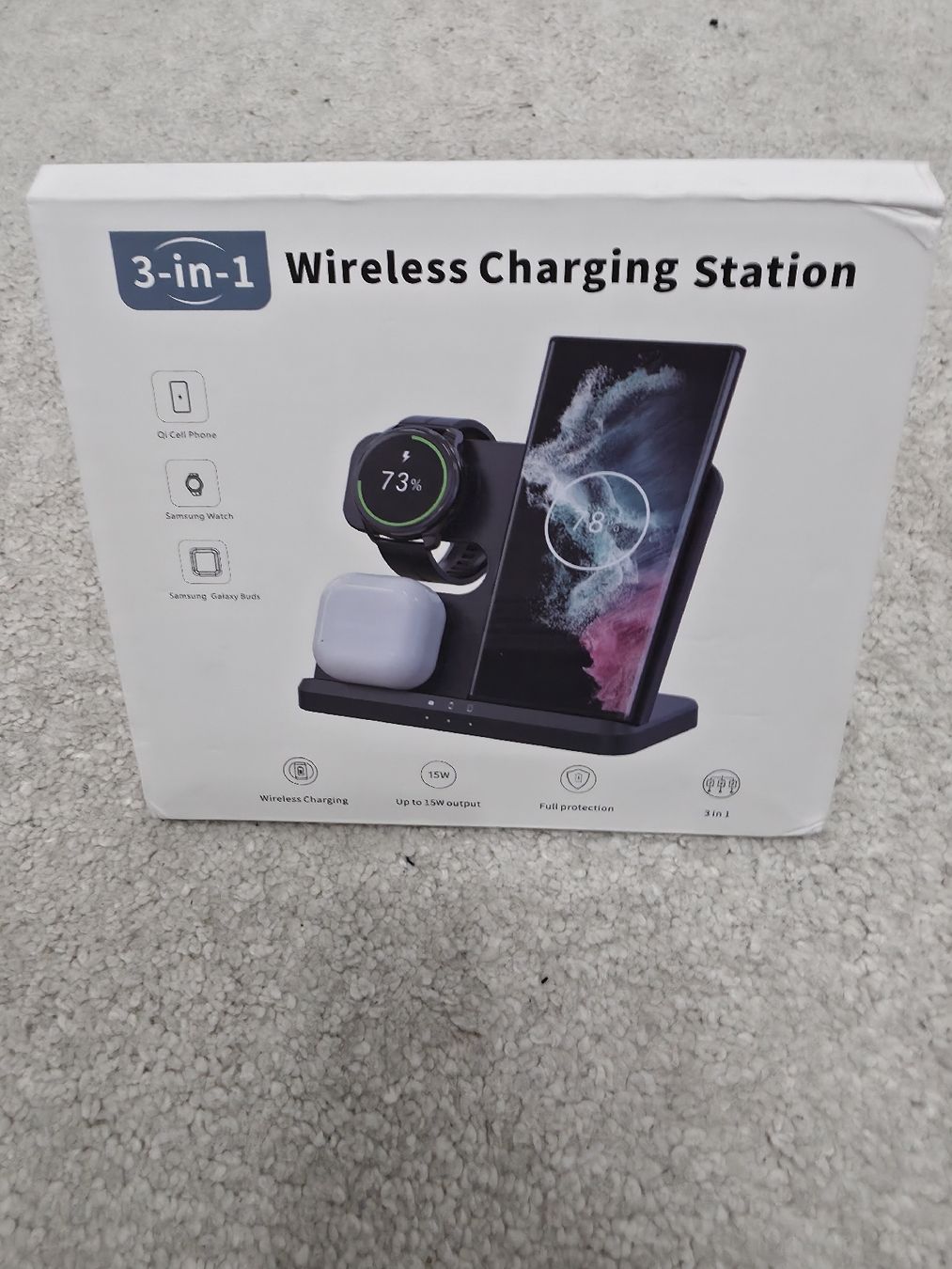 Caricabatterie: Wireless 3 in 1 charger for Samsung – Nuovo (secondo la descrizione) da Embrach venduto da niz_8sff 5