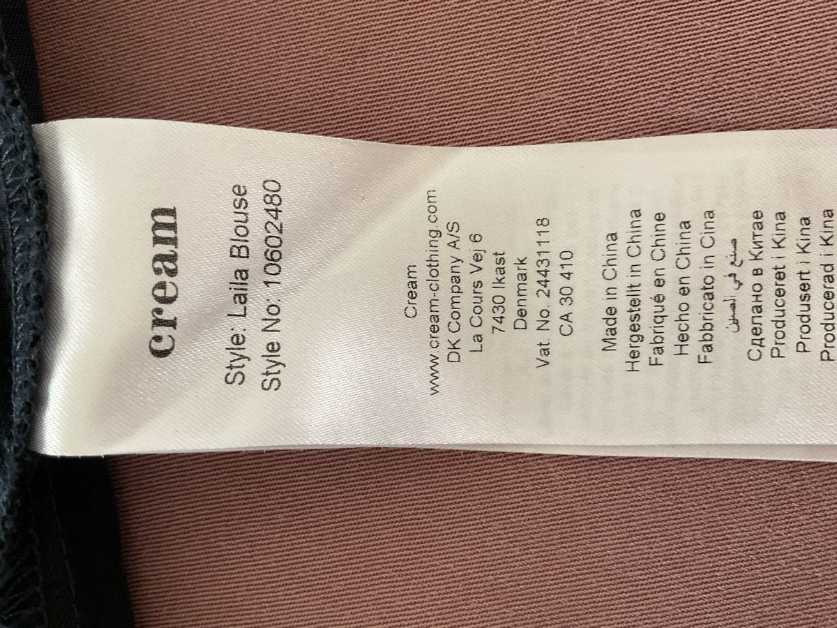 Cream Top: CREAM Laila blouse 2 tops taille 38 – Nuovo (secondo la descrizione) da Villarepos venduto da Sglobule 5