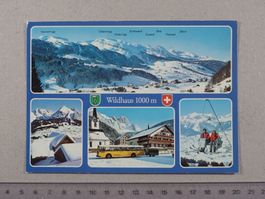 Wildhaus, 1984, Postauto, Obertoggenburg, Ski, Sesselbahn