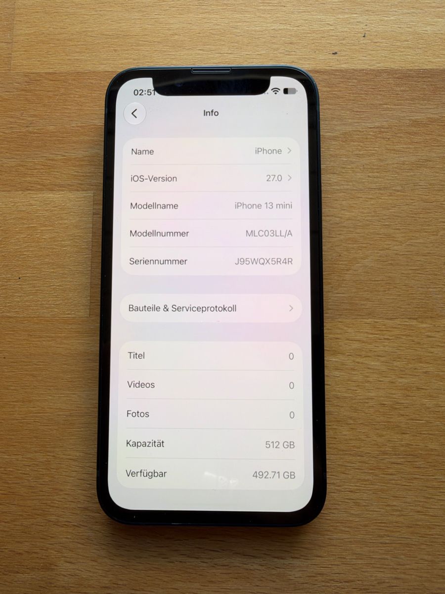 Apple Telefoni cellulari / Smartphones: Apple iPhone 13 mini 512GB blau – Usato da Egliswil venduto da HolgerHermann 3