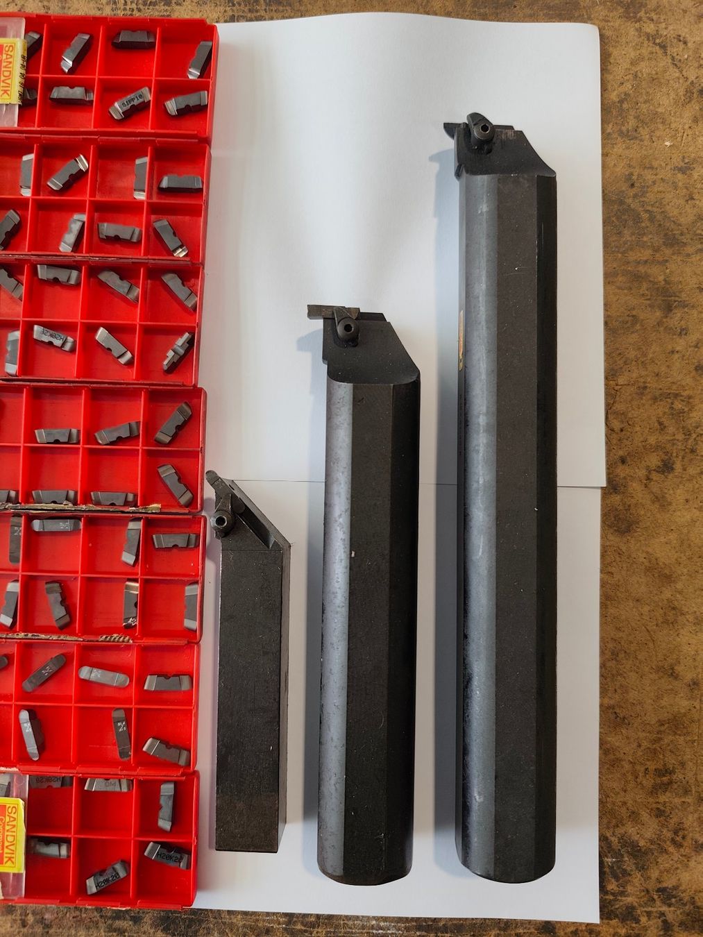 Alle Werkzeuge: Einstichstahl mit Radius Wendeplatten MP082 – Gebraucht aus Arbon von millpoint