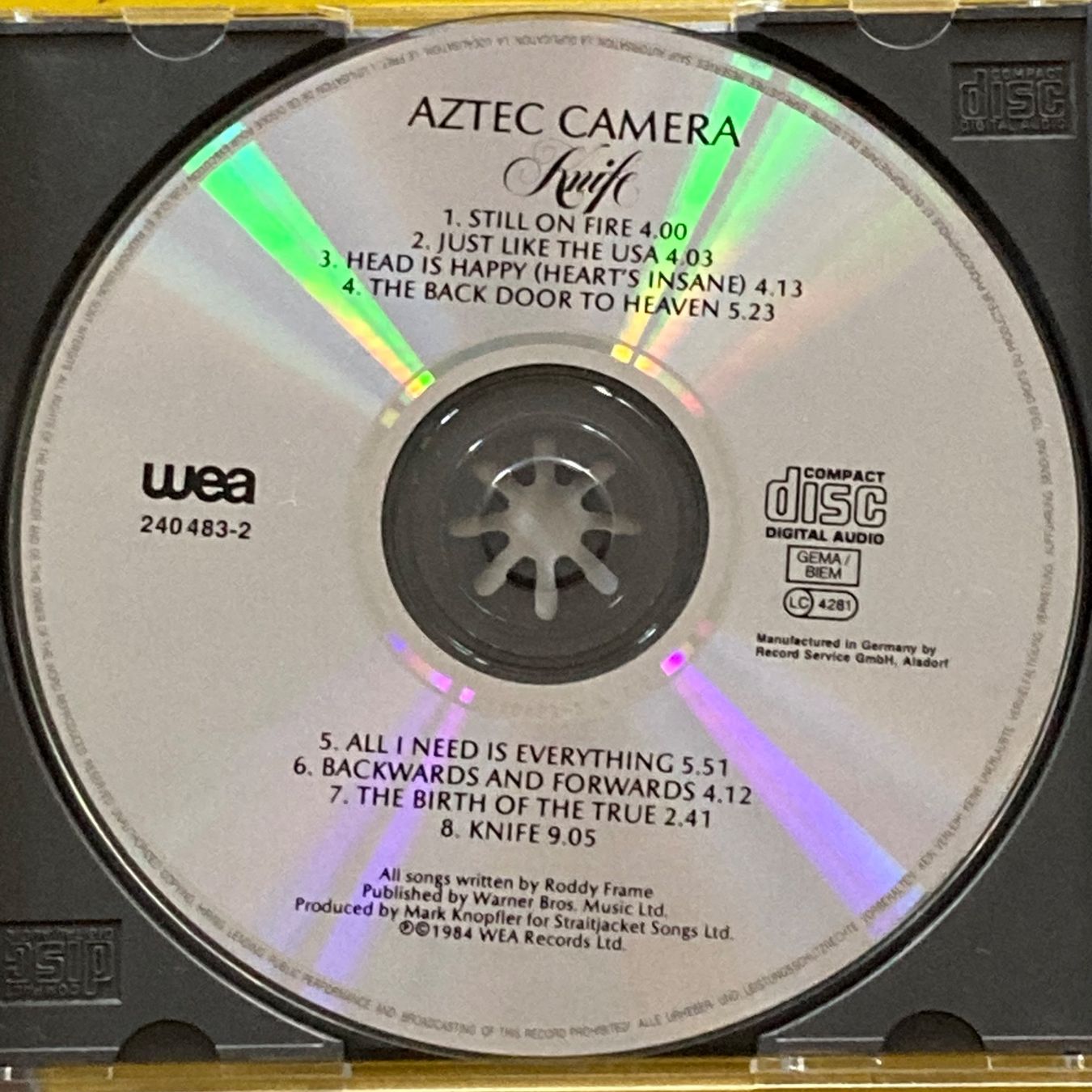 CDs: Aztec Camera - Knife | Jangle Pop, New Wave – Gebraucht aus Bern von Ntsamina 2