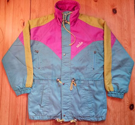 Vintage Winterjacke Skin Gr. M Jacke retro farbenfroh