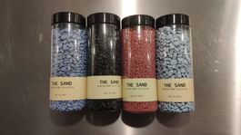 Deko Sand / Steine Dekoration farbig Einrichtung Wohnung