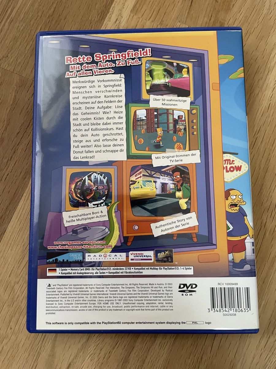 Giochi: The Simpsons Hit and Run, PS2 – Usato da Belp venduto da beardman 1