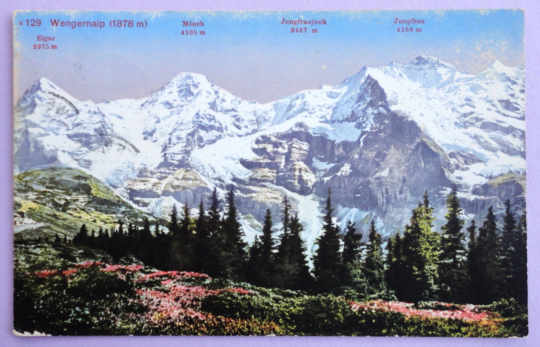 Cartoline postali: Wengernalp (1878 m) – Difettoso da Fétigny venduto da Billy2miny