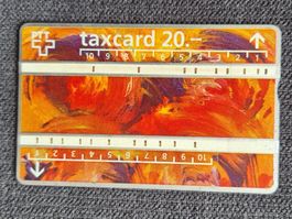 PTT Taxcard 20.- Sammelobjekt ungültig