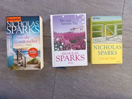3 Bücher Nicholas Sparks Deutsch
