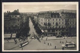 Zürich, Bahnhofstrasse mit Strassenbahn
