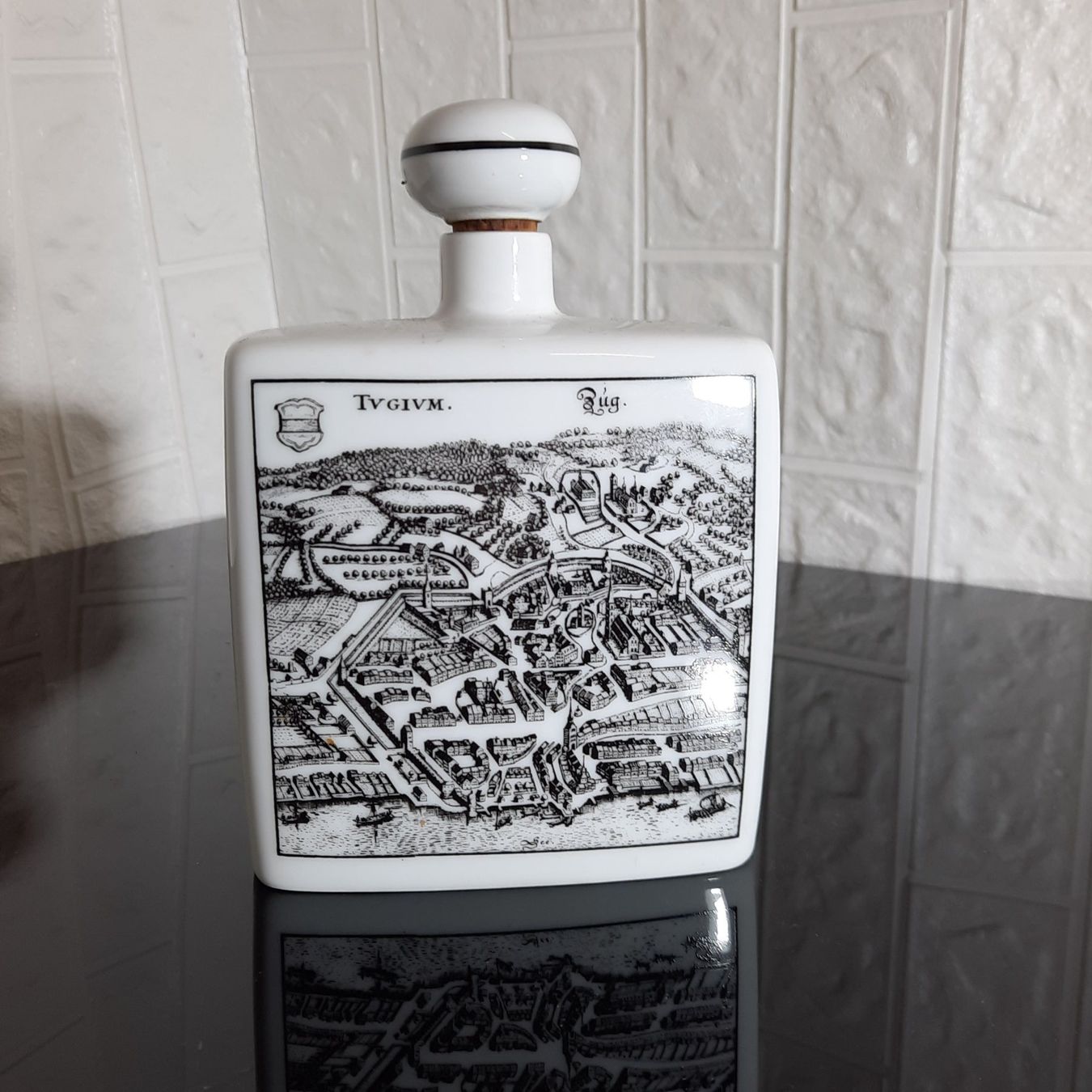 Altro: Keramik Schnappsflasche von Zug – Usato da Unterägeri venduto da Altgoldschmuck 1