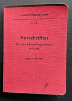 VORSCHRIFTEN FÜR DEN MOTORWAGENDIENST 1958