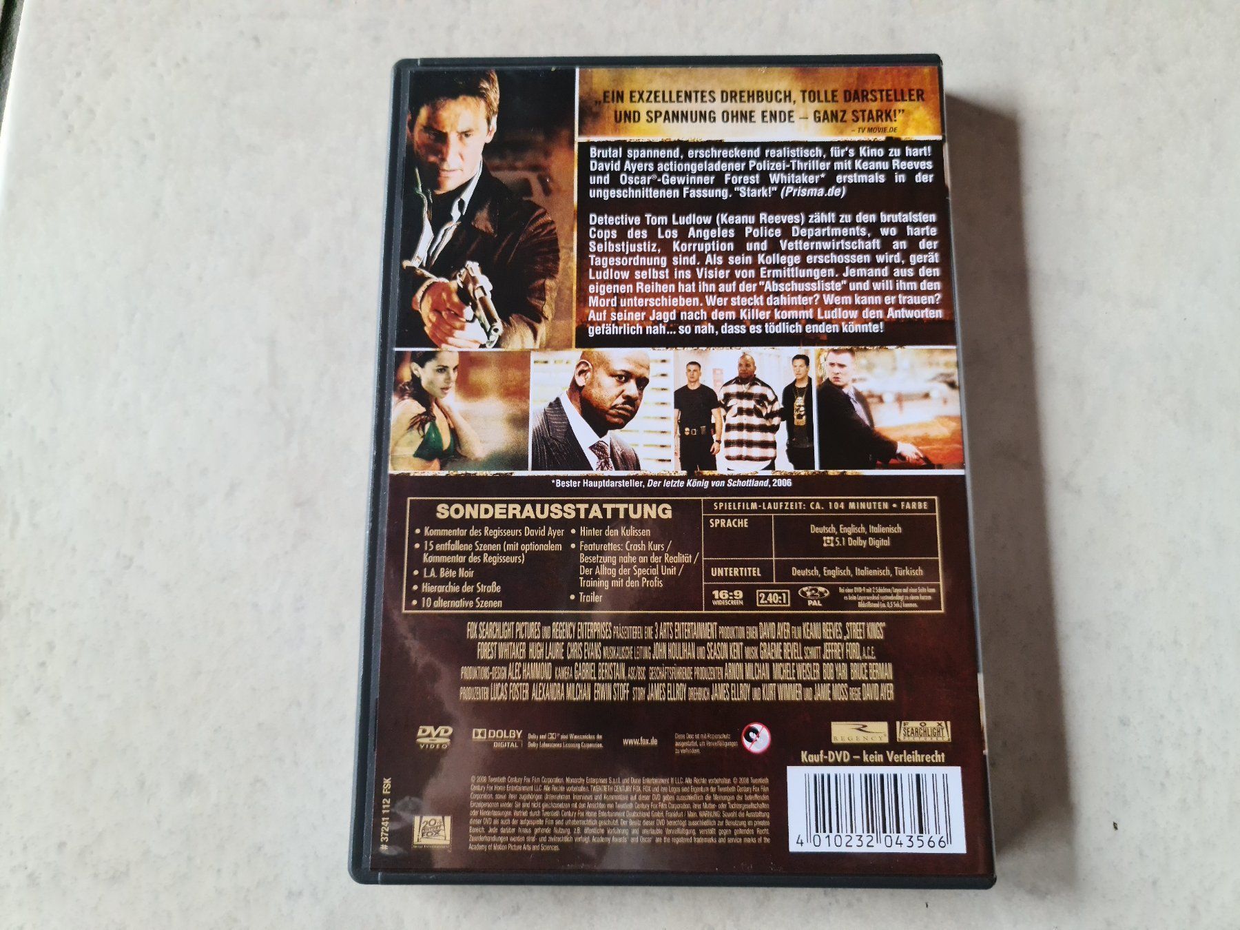 Alle DVDs: Street Kings - Director's Cut – Gebraucht aus Schneisingen von backstore24 2