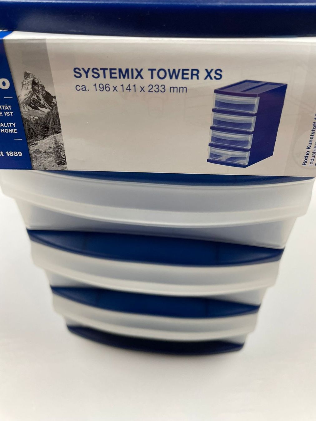 Rotho Contenitori & Simili: Systemix Tower XS, rotho Bürobox – Nuovo e nell'imballaggio originale da Wängi venduto da LiqKojote 2