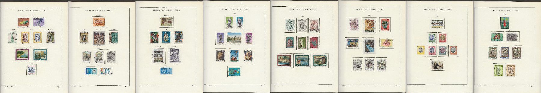 Tutti i francobolli: Marken Italien 1974 bis 1975 – Usato da Au ZH venduto da xelagreb01