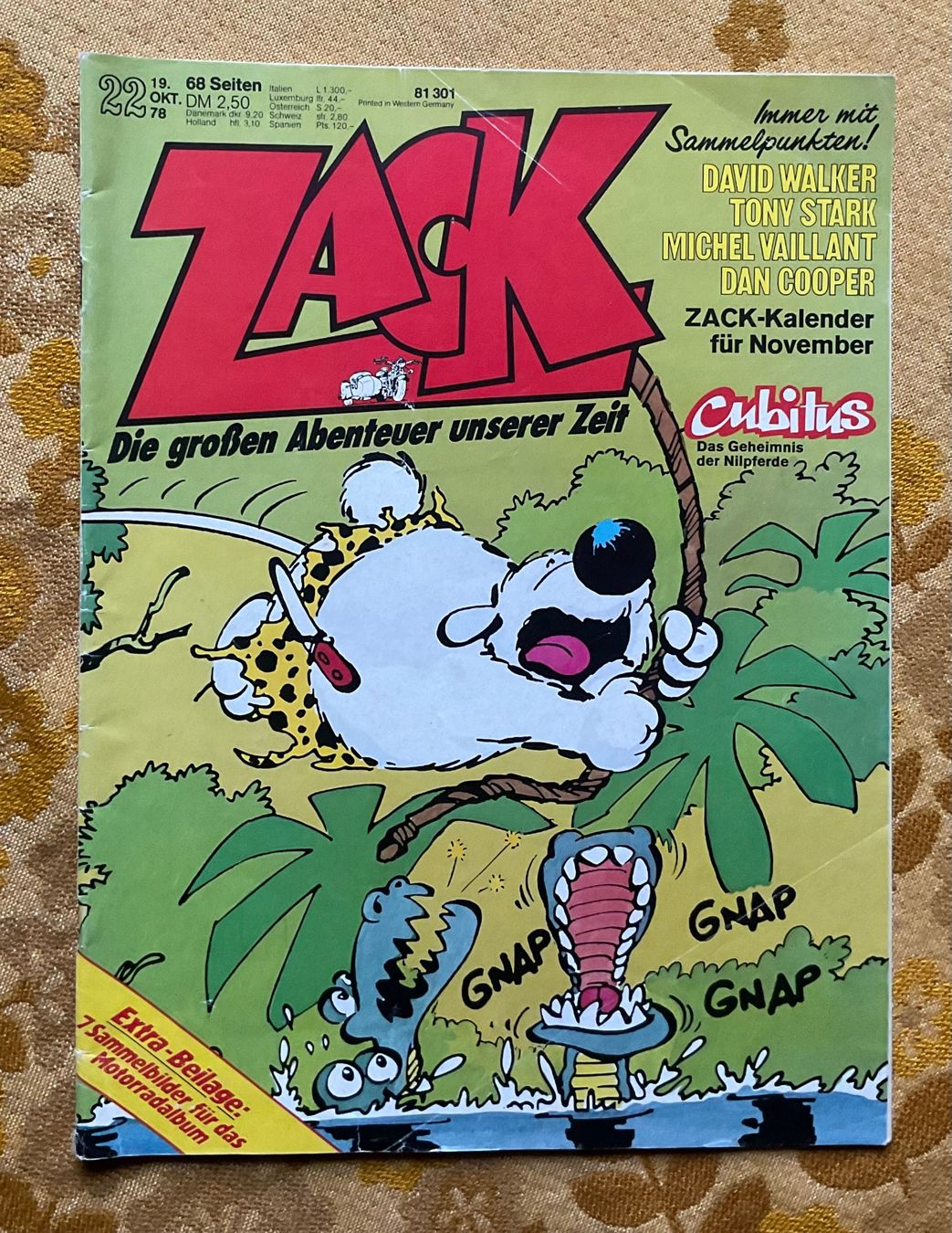 Comics: Zack Heft Nr 22 von 1978 – Gebraucht aus Endingen von nathan05