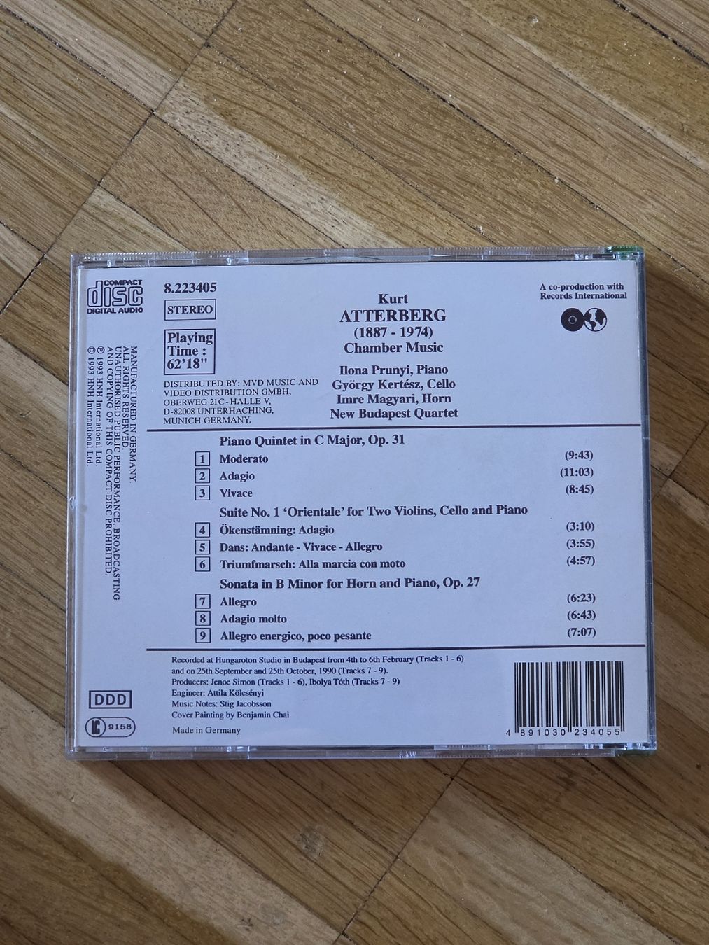 CD: CD: Kurt Atterberg: Kammermusik – Usato da Aesch BL venduto da immon 1
