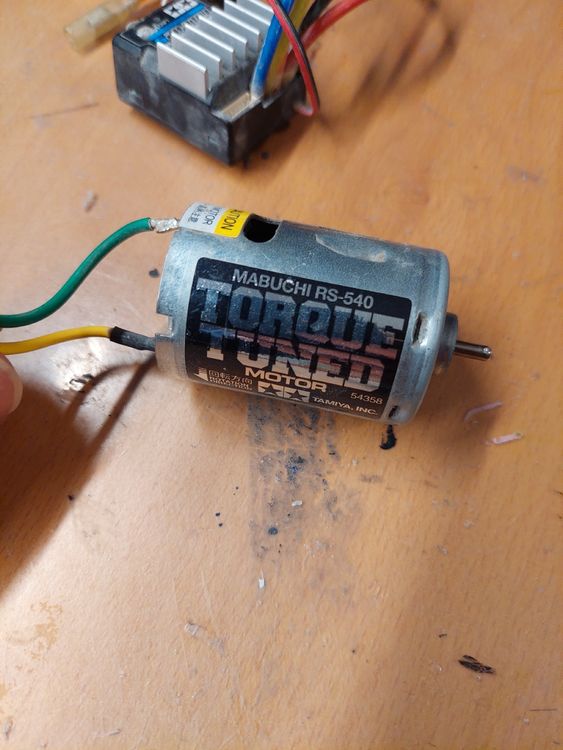 ERYUE RC Motor 540 55T Mit Getriebe - Bürstenmotor Für 1/10 Axial SCX10 Crawler