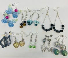 Wunderschöne Ohrringe Set 9 Paar,Sommer-Look