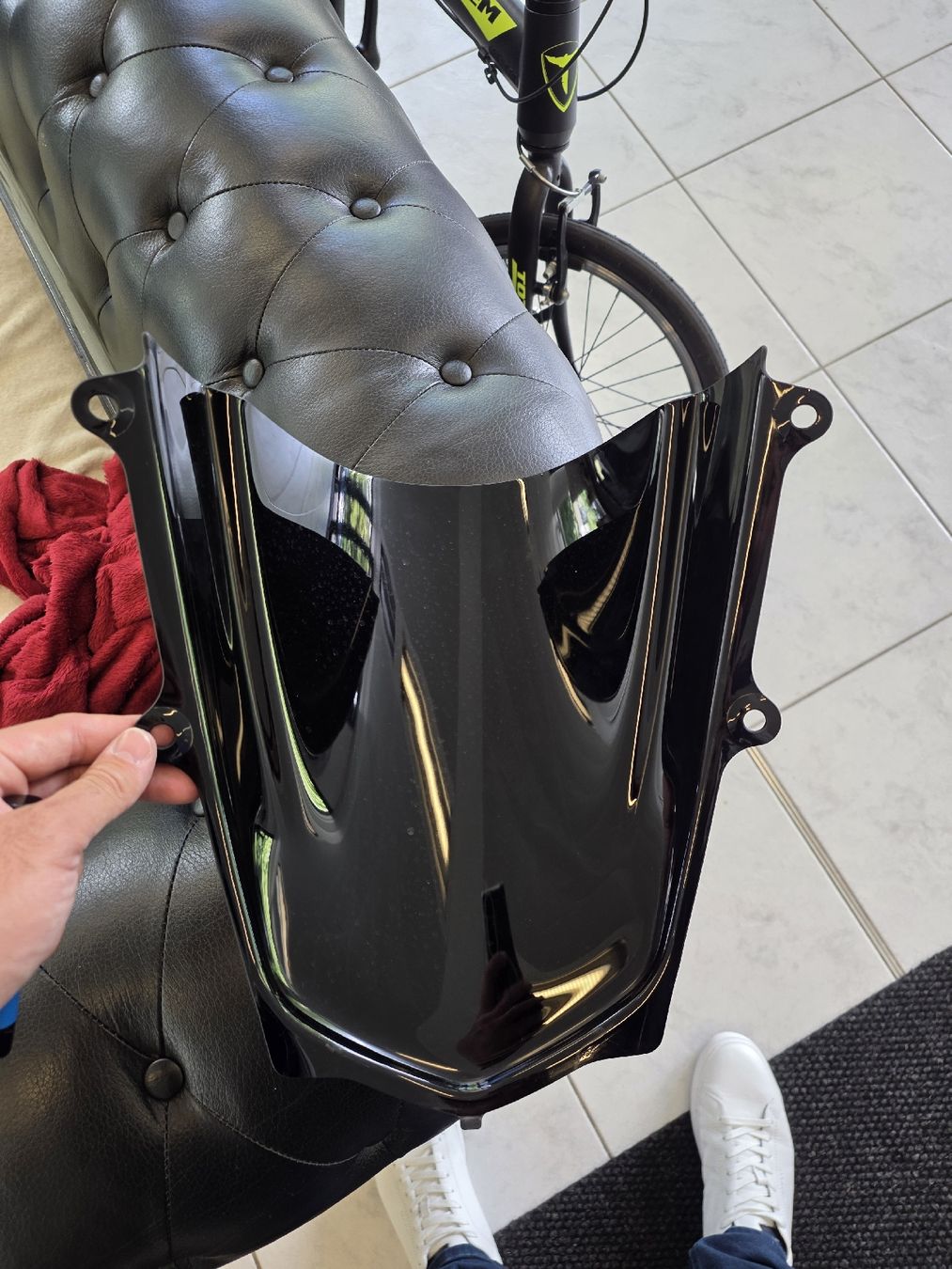 Yamaha Strada: Yamaha R1 2016 Puig Windschutzscheibe Schwarz dunkel – Nuovo (secondo la descrizione) da Winkel venduto da Boki911 1