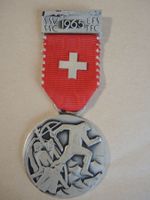 1965 Schützenfest Auszeichnung Medaille Kranz Feldschiessen