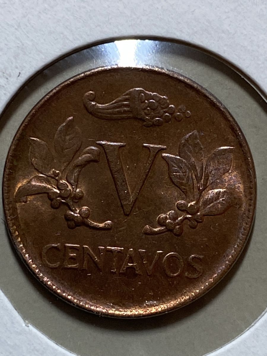Alle Münzen: Colombie - 5 cents - 1976 – Gebraucht aus Payerne von Mike1682 1