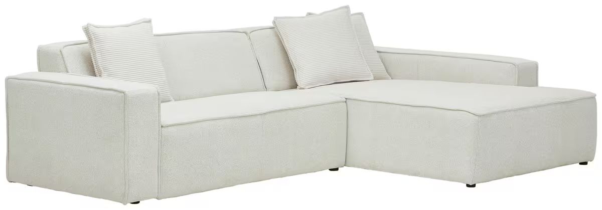 Sofas: Carryhome ECKSOFA Chenille Creme NEU & OVP – Neu (gemäss Beschreibung) aus Aeschi SO von SiMondo 2