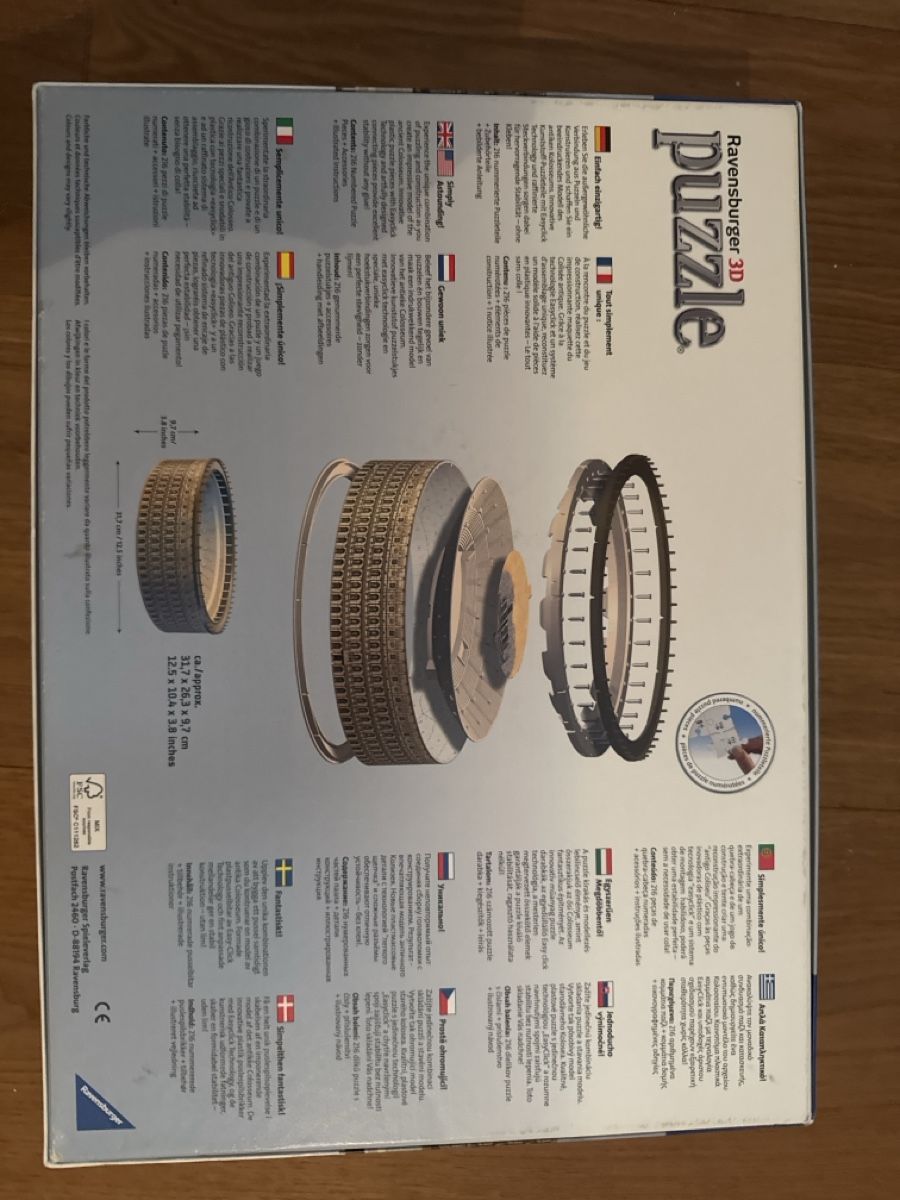 Ravensburger Puzzles: 3D Puzzle Colosseo – Gebraucht aus Menziken von xirixs 2