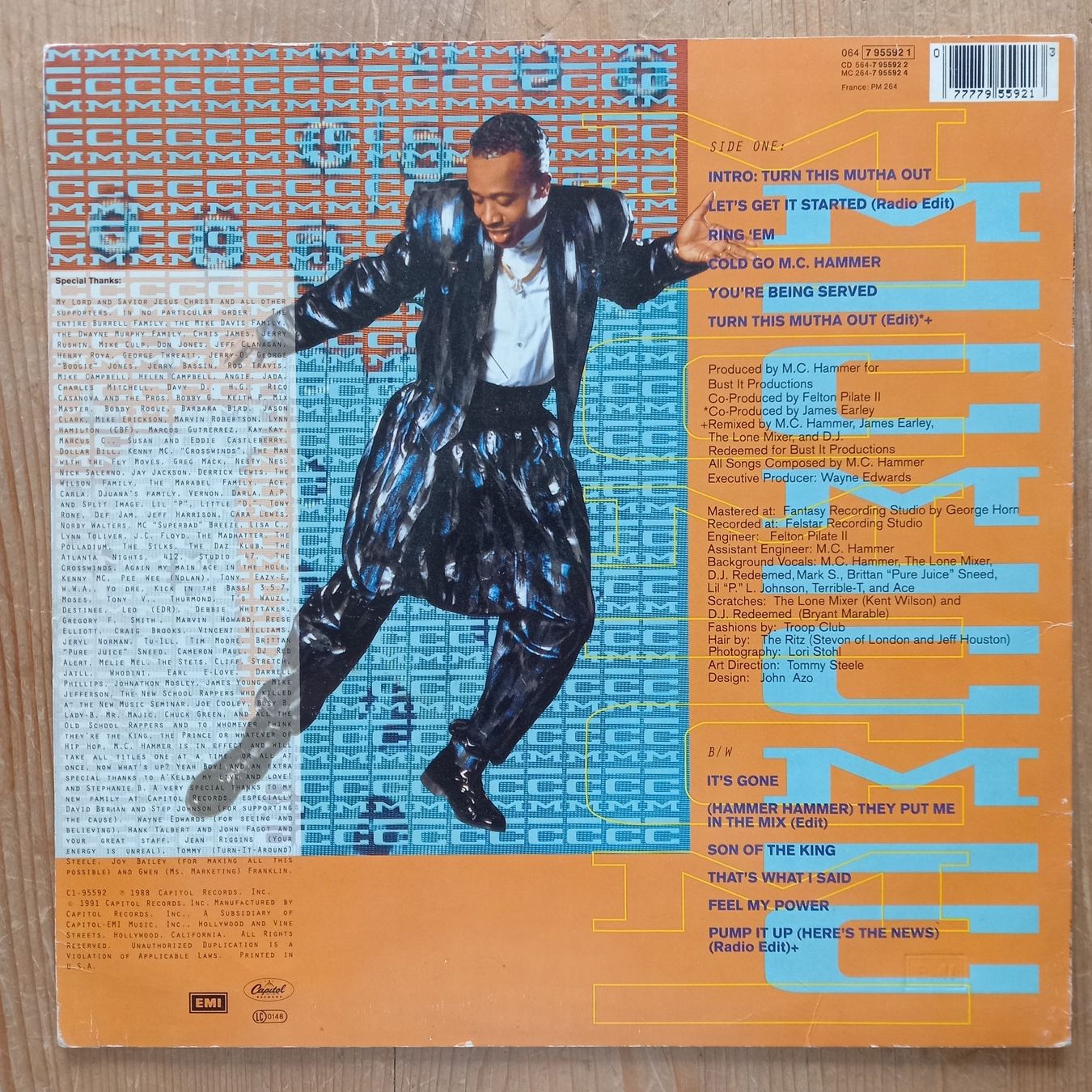 Dischi in vinile: MC Hammer ‎– Let's Get It Started LP , US-1991 – Usato da münchenstein venduto da karl_heinz_krasser 1