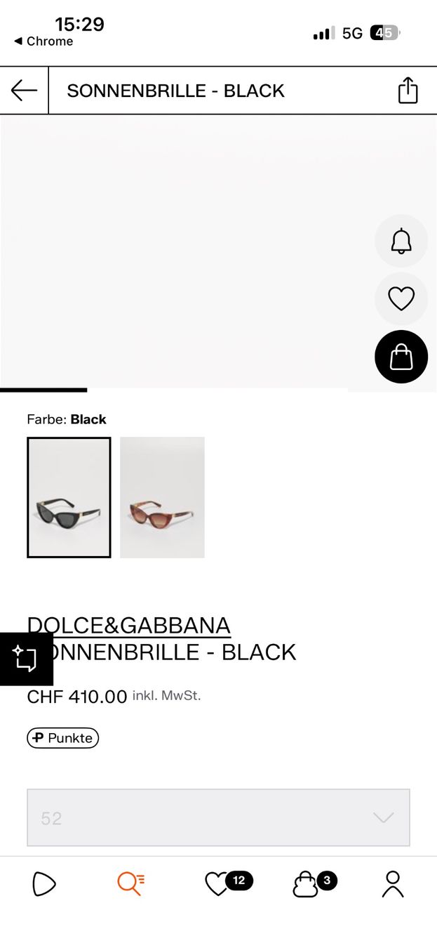 Dolce & Gabbana Occhiali & Lenti: Dolce Gabbana Sonnenbrille – Nuovo (secondo la descrizione) da Zürich venduto da LuxuryJewellery 9