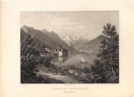 Chillon  Aquatinta von Winterlin