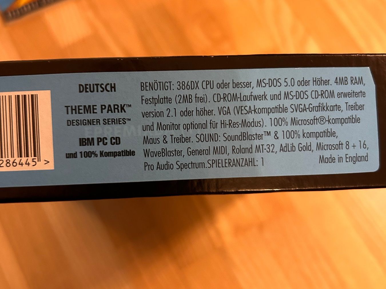 Giochi: Theme Park PC-Version aus dem Jahre 1994 – Usato da Brüttisellen venduto da ThommyK 2
