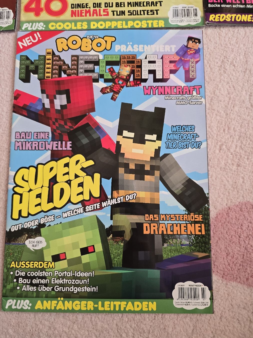 Riviste & Magazine: Minecraft Hefte 2017 Erstausgaben! 1-7 – Nuovo (secondo la descrizione) da Büsserach venduto da sobis.trade 2