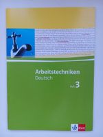 Arbeitstechniken Deutsch, Heft 3, Klett - Top Zustand!