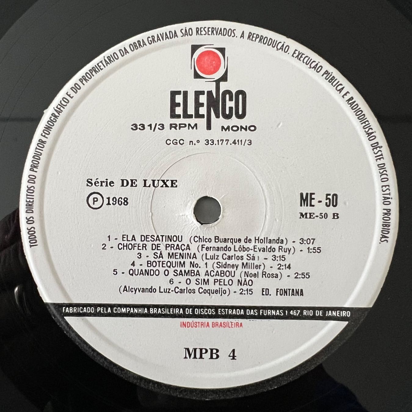 Dischi in vinile: MPB4 - Same / 1. Brasil-Press. 1968 - Very nice Copy – Usato da Gais venduto da soundcave57 2