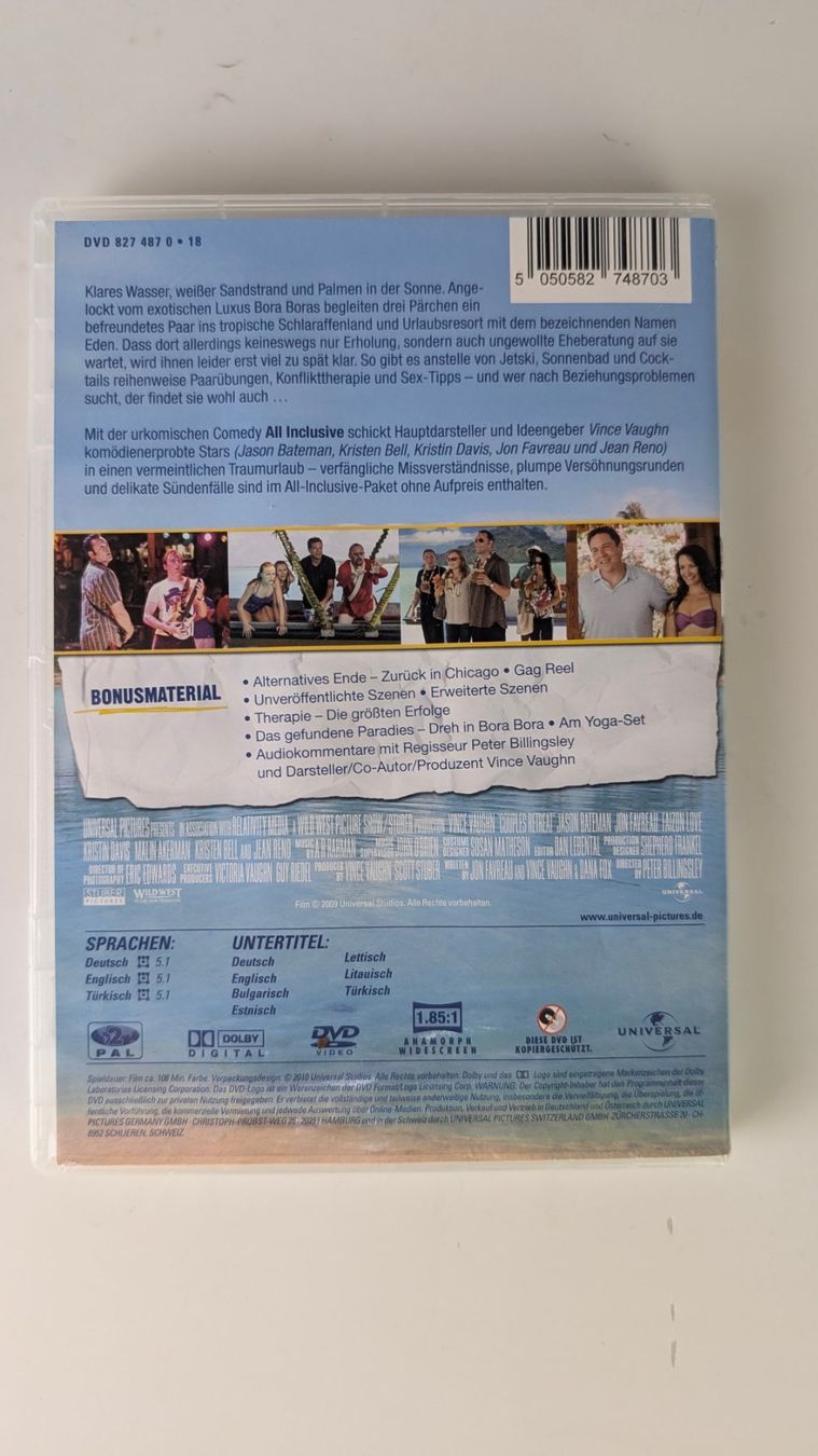 Tutti i DVDs: All Inclusive DVD guter Zustand – Usato da Zürich venduto da axolottchen 1