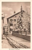 Pontresina GR Dorfstrasse Winter