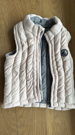 Süsser Petit Bateau Weste Gr. 67 Wendeweste Übergangsjacke