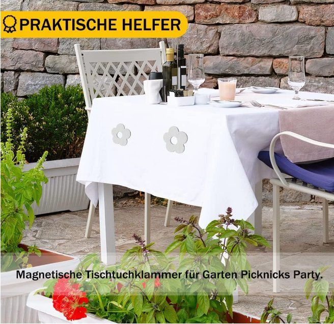 Magnete: 8 Stück Tischdeckenbeschwerer Draußen Extra Schwer Magnete – Neu (gemäss Beschreibung) aus Thun von Laoye 2